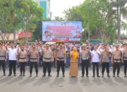 Perangi Narkoba dan Kekerasan, Polresta Bandar Lampung Lepas Satgas Retinaa
