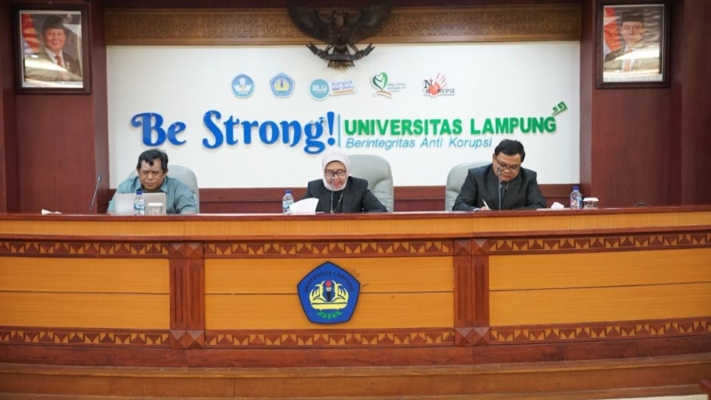 Unila Perkuat SPMI, Dorong Program Studi Menuju Akreditasi Unggul