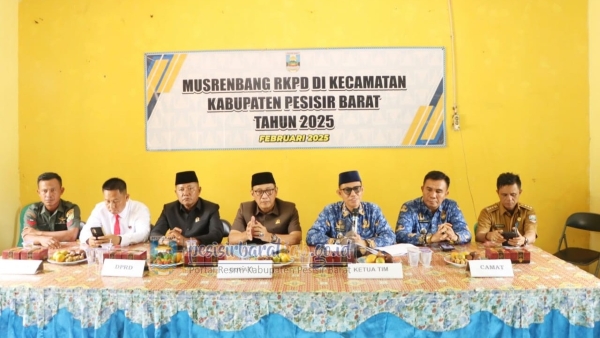 Musrenbang RKPD Pesisir Barat Fokus pada Pemantapan Ekonomi dan SDM