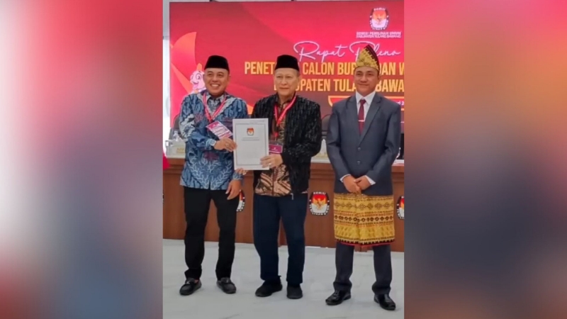 Qudrotul Ikhwan-Hankam Hasan Resmi Jadi Bupati dan Wakil Bupati Tulang Bawang