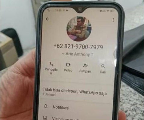 Nama Penjabat Sekda Way Kanan, Arie Anthony Thamrin, Dicatut dalam Modus Penipuan melalui WhatsApp