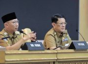 Gubernur Rahmat Mirzani Kembali Berkantor, Langsung Pimpin Rapat Koordinasi OPD