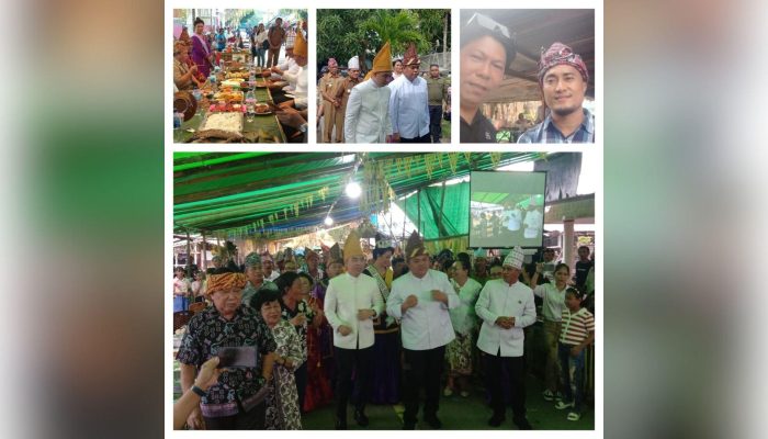 Bupati dan Wakil Bupati Sangihe Hadiri Tradisi Adat Tulude di Desa Salurang