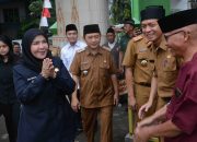Eva Dwiana Awali Safari Ramadhan 1446 H di Masjid At Tajriyah Bandar Lampung
