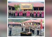 Kapolres Sangihe Pimpin Sertijab dan Pelantikan Sejumlah Pejabat Utama