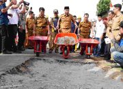 Gubernur Lampung Awali Kunker dengan Groundbreaking Jalan Kotabumi-Bandar Abung