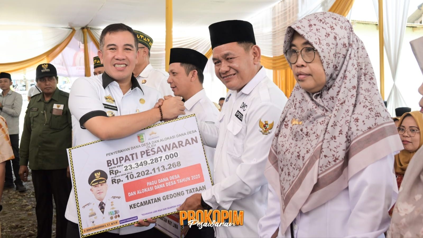 Bupati Pesawaran Hadiri Musrenbang dan Silaturahmi Ramadan di Dua Kecamatan