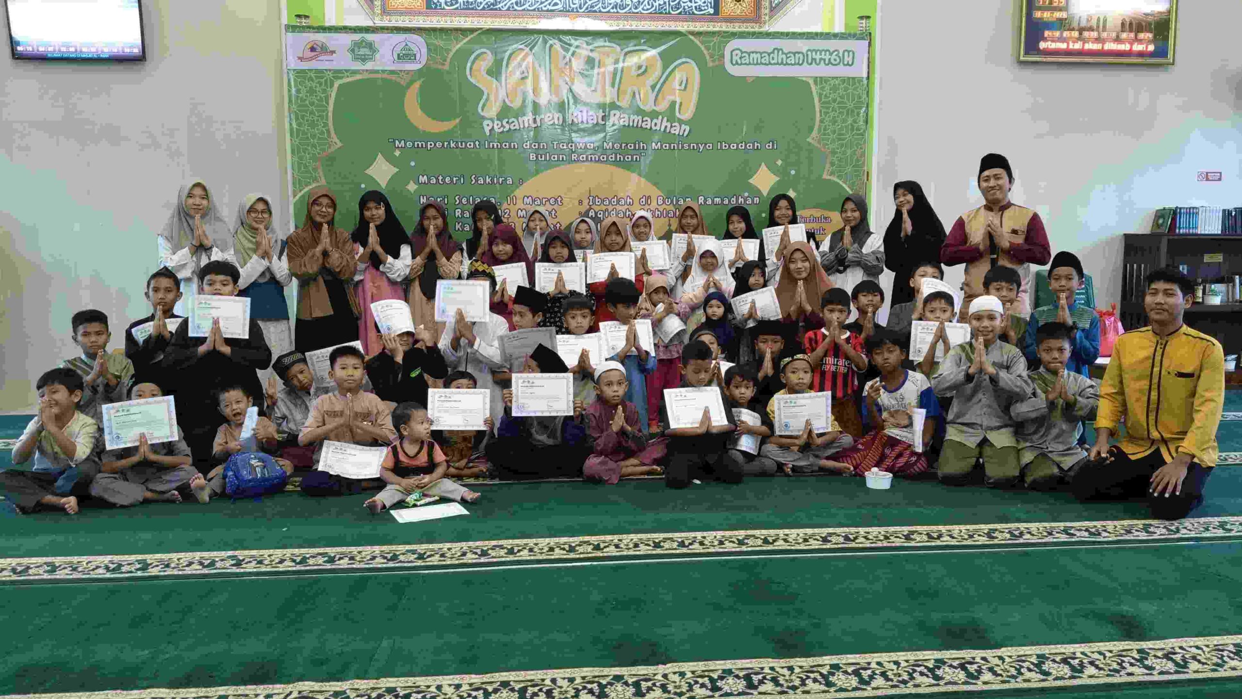 Masjid Al Iman Gelar Pesantren Kilat Ramadhan, Bekali Anak-Anak dengan Ilmu Agama
