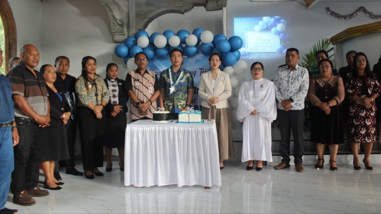 Bupati Thungari Ajak Jemaat Karmel Bawe'e Kalaengbatu Pertahankan Nilai Luhur Budaya Sangihe