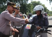 Jelang Lebaran, Polres Probolinggo Kota Sosialisasi Mudik Aman Keluarga Nyaman