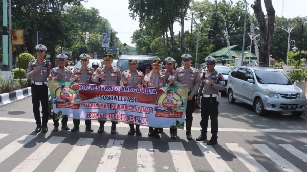 Polres Aceh Utara Gencarkan Sosialisasi Layanan Hotline Mudik Polri 110