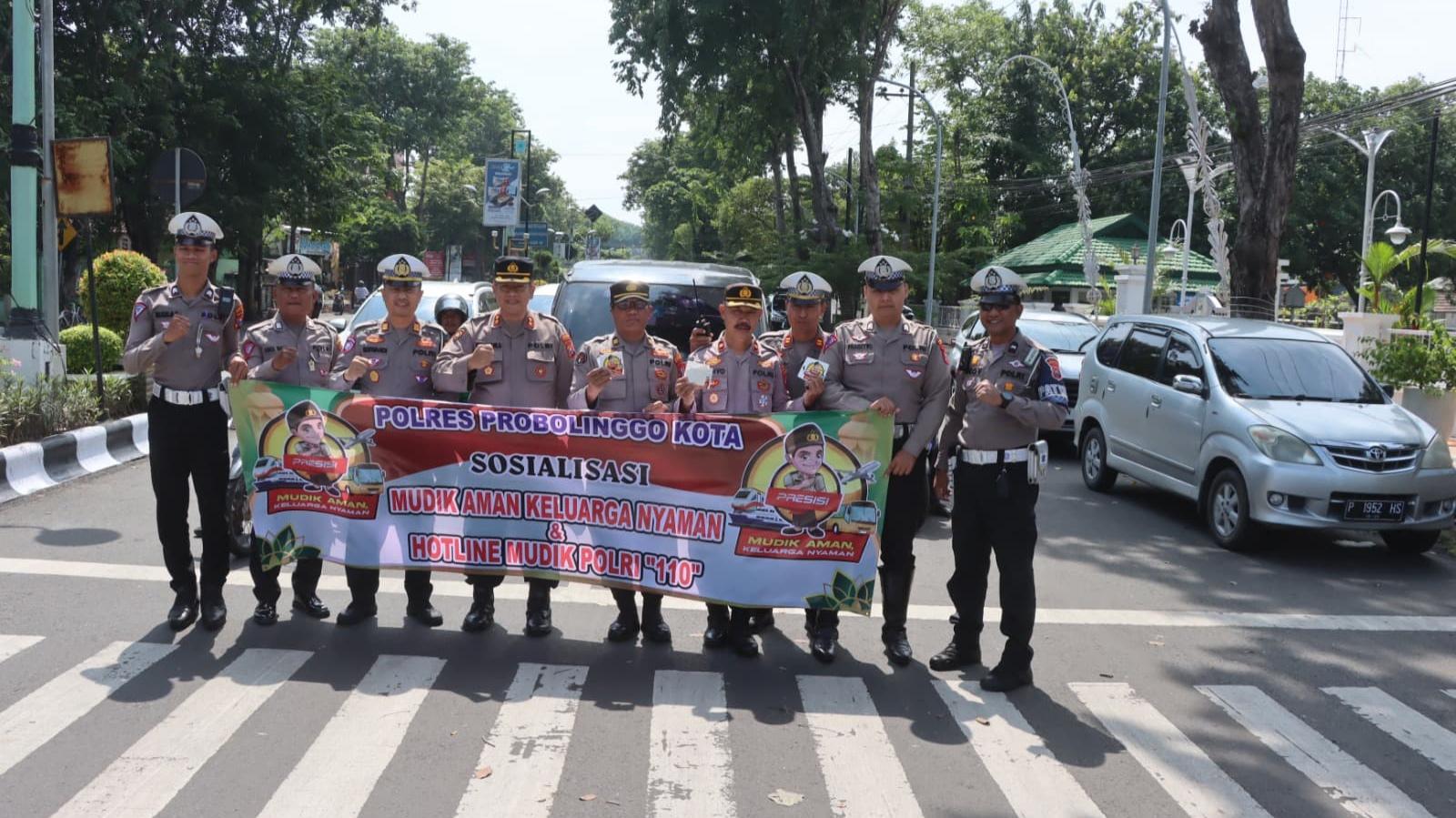 Polres Aceh Utara Gencarkan Sosialisasi Hotline Mudik Polri 110