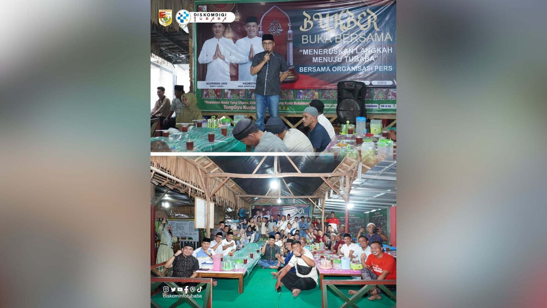 Bupati Tubaba Gelar Buka Puasa Bersama Insan Pers, Perkuat Sinergi Membangun Daerah
