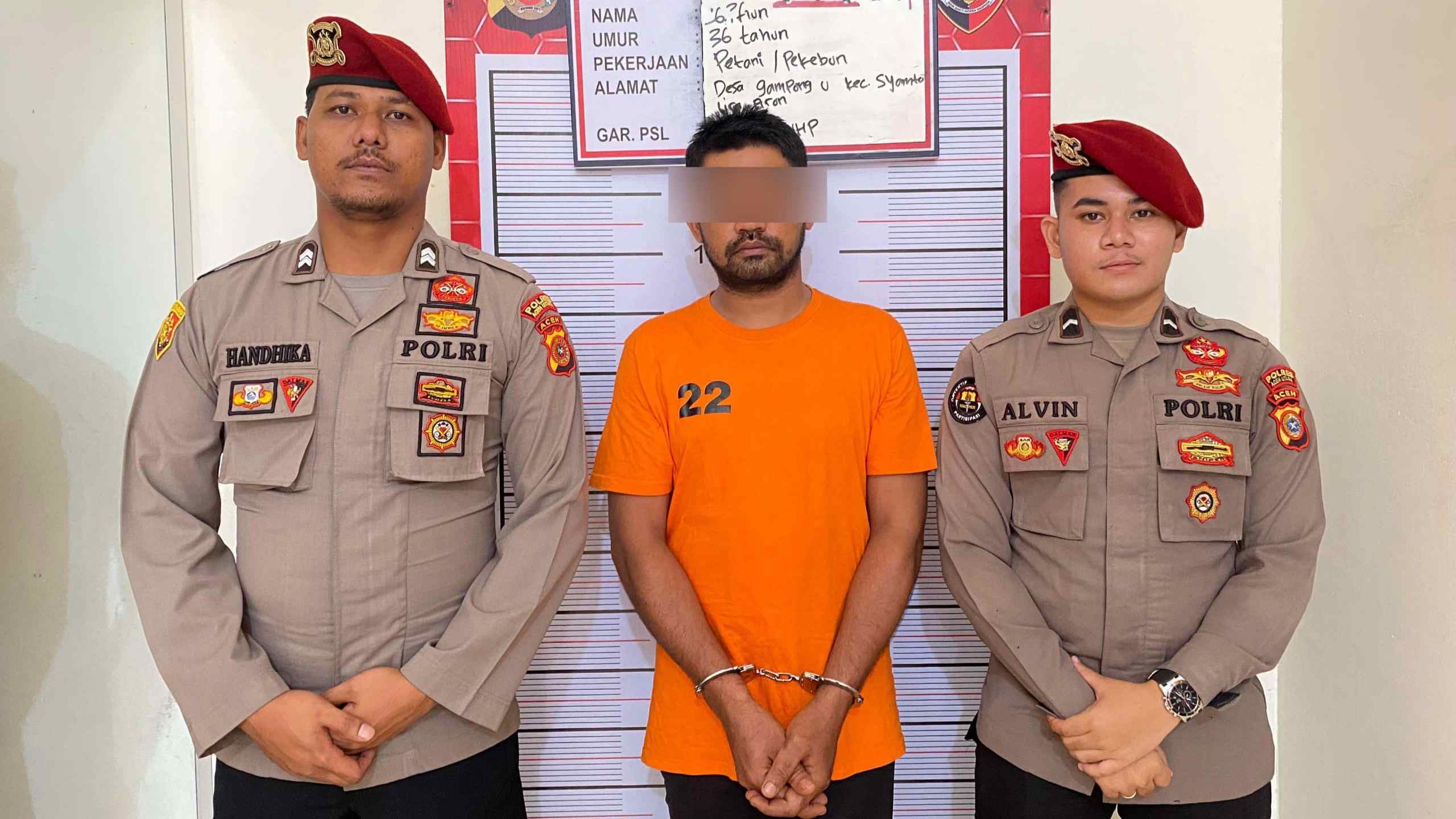 Satreskrim Polres Aceh Utara Ungkap Kasus Pembakaran Rumah