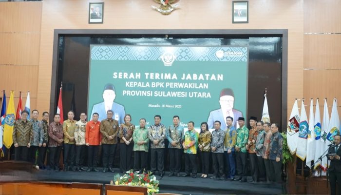 Bupati Sangihe Hadiri Sertijab Kepala BPK Sulut, Tekankan Tata Kelola Keuangan yang Baik