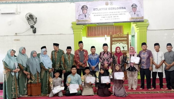Kecamatan Rajabasa Gelar Lomba Tartil dan Tilawah Quran untuk Jaring Qori-Qoriah Muda