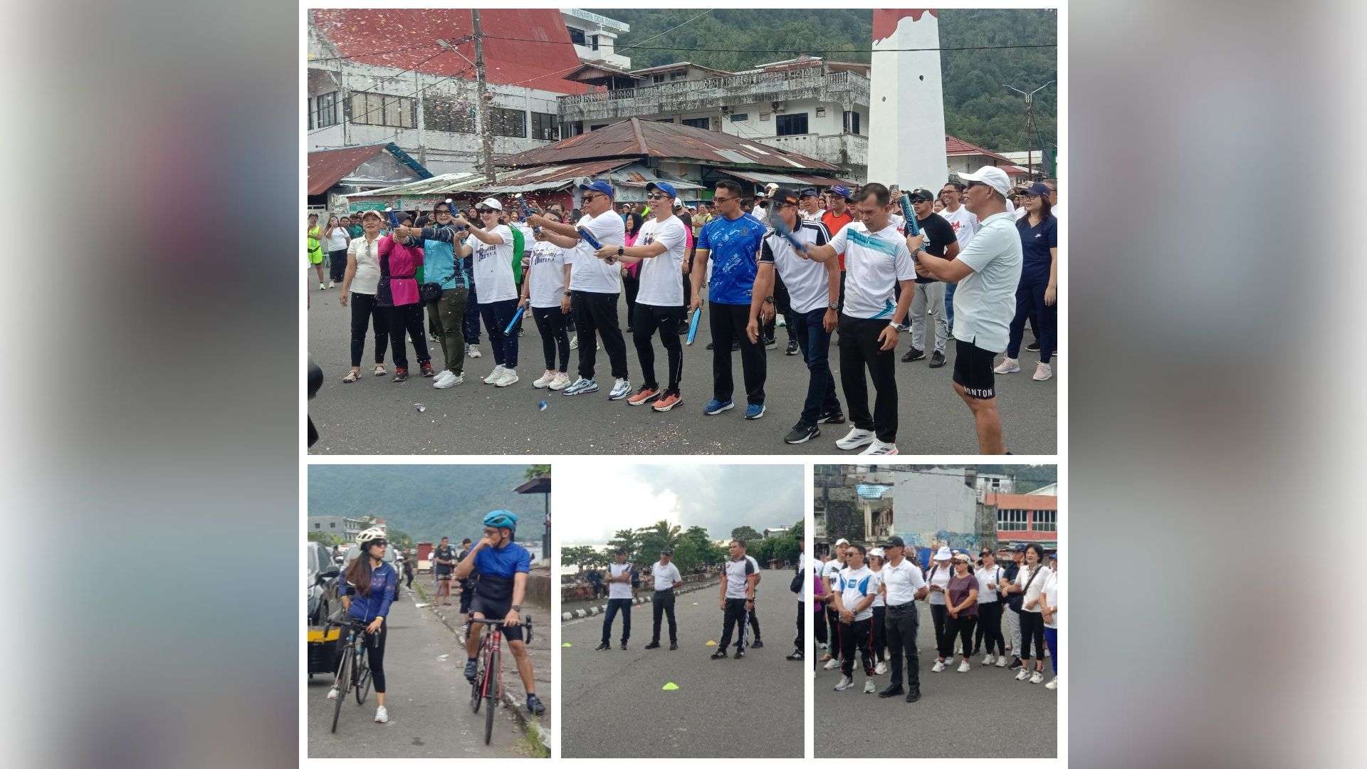 Sangihe Gelar Gebyar Olahraga Membara dan Car Free Day di Pelabuhan Tua Tahuna