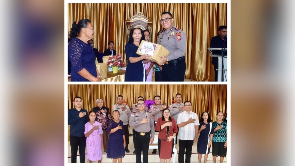 Polres Sangihe Gelar Minggu Kasih, Pererat Hubungan dengan Warga