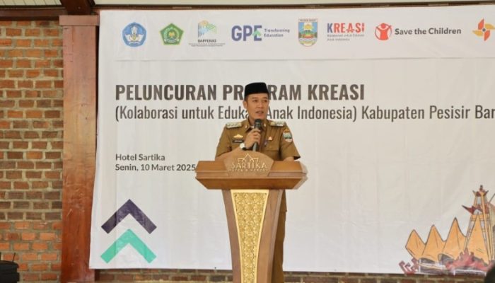 Bupati Pesisir Barat Luncurkan Program Edukasi Anak Indonesia Kreasi