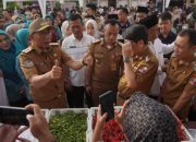 Stok Pangan Aman, Gubernur Mirza Tinjau Pasar Murah Kotabumi