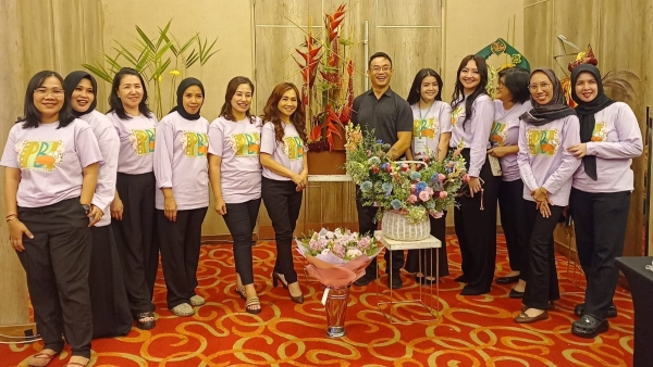IPBI Sumsel Resmi Dilantik, Gelar Demo Rangkai Bunga Komersial