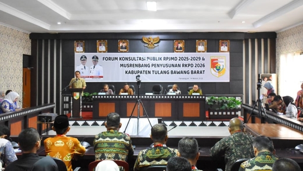 Tubaba Susun RPJMD 2025-2029 dan RKPD 2026, Fokus Pembangunan SDM dan Infrastruktur