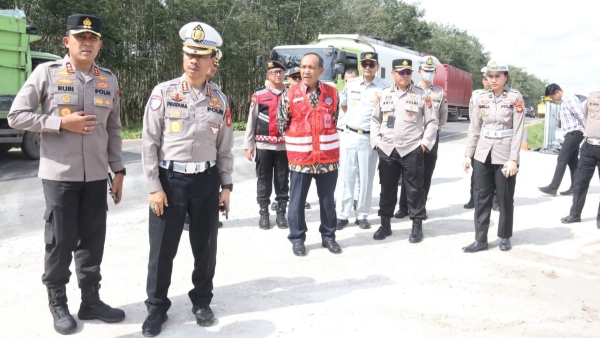 Polda Sumsel Siapkan Jalur Mudik, Tinjau Langsung Jalan Lintas Sumatera Palembang-Banyuasin