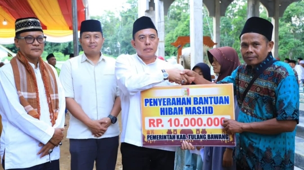 Safari Ramadan, Wabup Tulang Bawang Ajak Masyarakat Bersatu Bangun Daerah