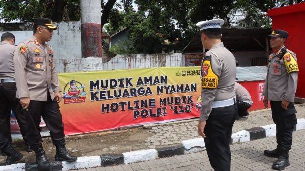 Sosialisasikan Hotline 110, Kapolres Probolinggo Kota Siap Berikan Respon Cepat