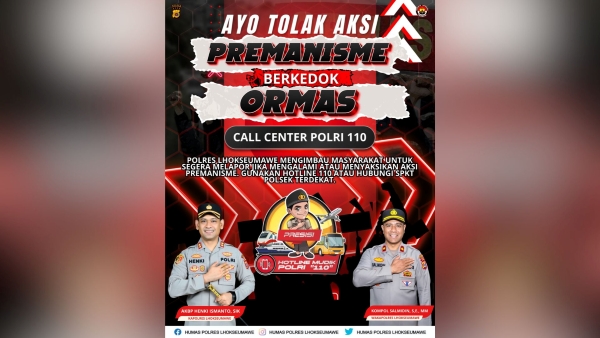 Kapolres Lhokseumawe: Tidak Ada Tempat bagi Premanisme Berkedok Ormas