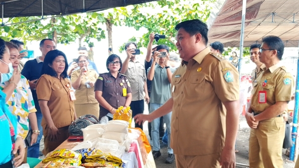 Pemkab Sangihe Gelar Gerakan Pangan Murah, Jaga Harga Pokok Stabil Jelang Idul Fitri