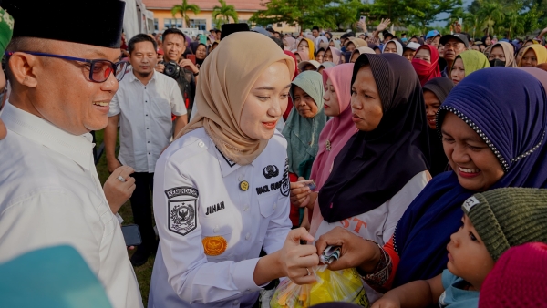Inflasi Terkendali: Wagub Jihan Tinjau Pasar Murah Lampung Tengah