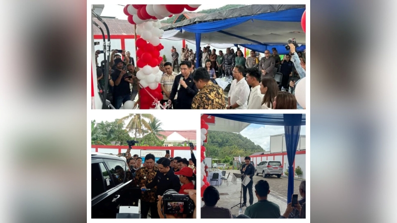 SPBU Kompak BBM Satu Harga Resmi Beroperasi di Manganitu Sangihe