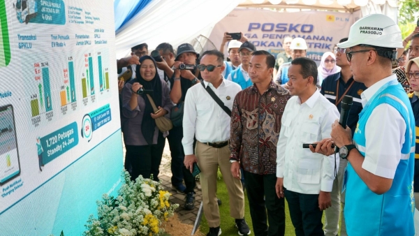 Titik Krusial Mudik, Menteri ESDM Pastikan SPKLU Jateng Siaga Penuh
