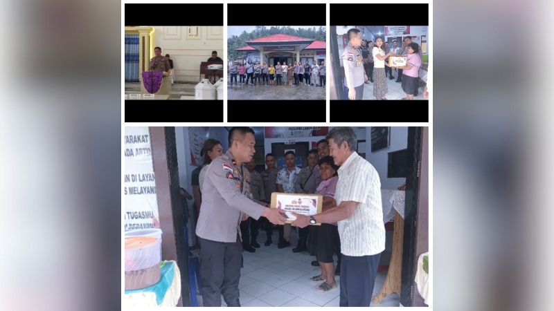 Polsek Manganitu Selatan Eratkan Tali Silaturahmi Lewat Minggu Kasih
