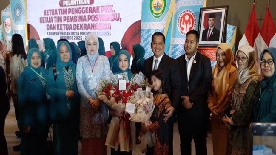 Nabila Askolani Dilantik Jadi Ketua TP-PKK Banyuasin, Ketua TP-PKK Termuda Se-Indonesia