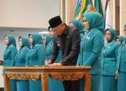 Gubernur Lampung Lantik Pengurus TP PKK dan Tim Pembina Posyandu