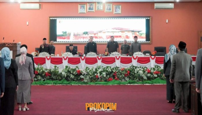 DPRD Pesawaran Bahas Sejumlah Program Prioritas dalam Rapat Paripurna Penyampaian Nota Pengantar 4 Ranperda
