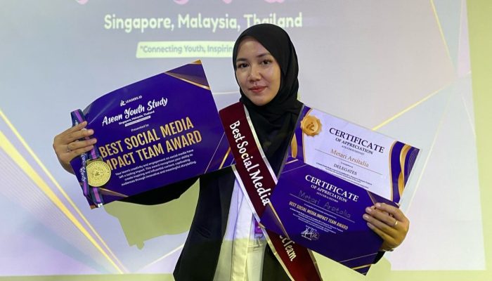 Mahasiswi Magister Biologi Unila Raih Penghargaan di Ajang ASEAN Youth Study Program 2025