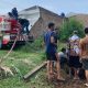 Aksi Heroik Damkar Selamatkan Sapi Tercebur Sumur di Lampung Selatan