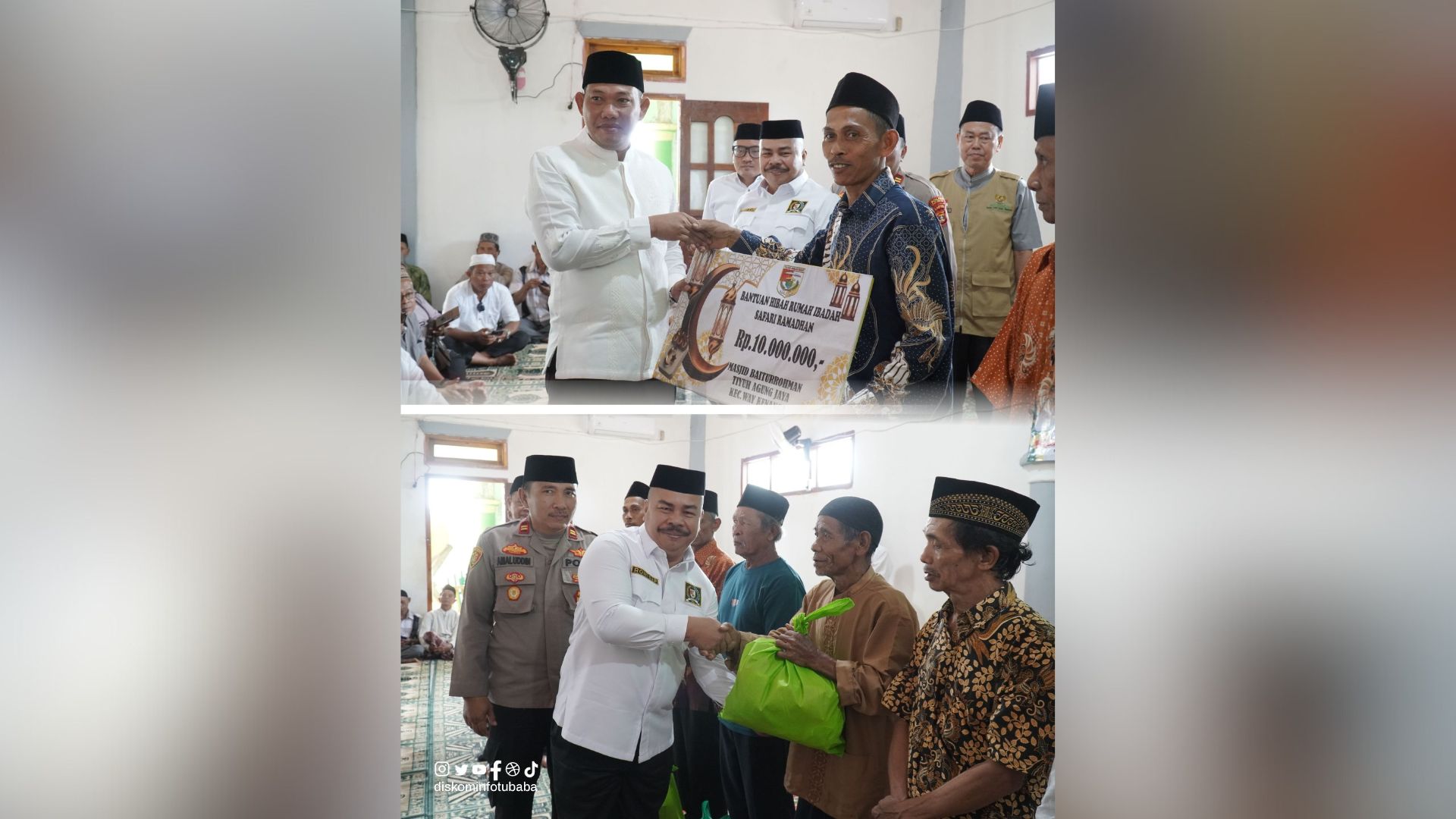Safari Ramadan, Wabup Tubaba Pererat Silaturahmi dan Serap Aspirasi Masyarakat