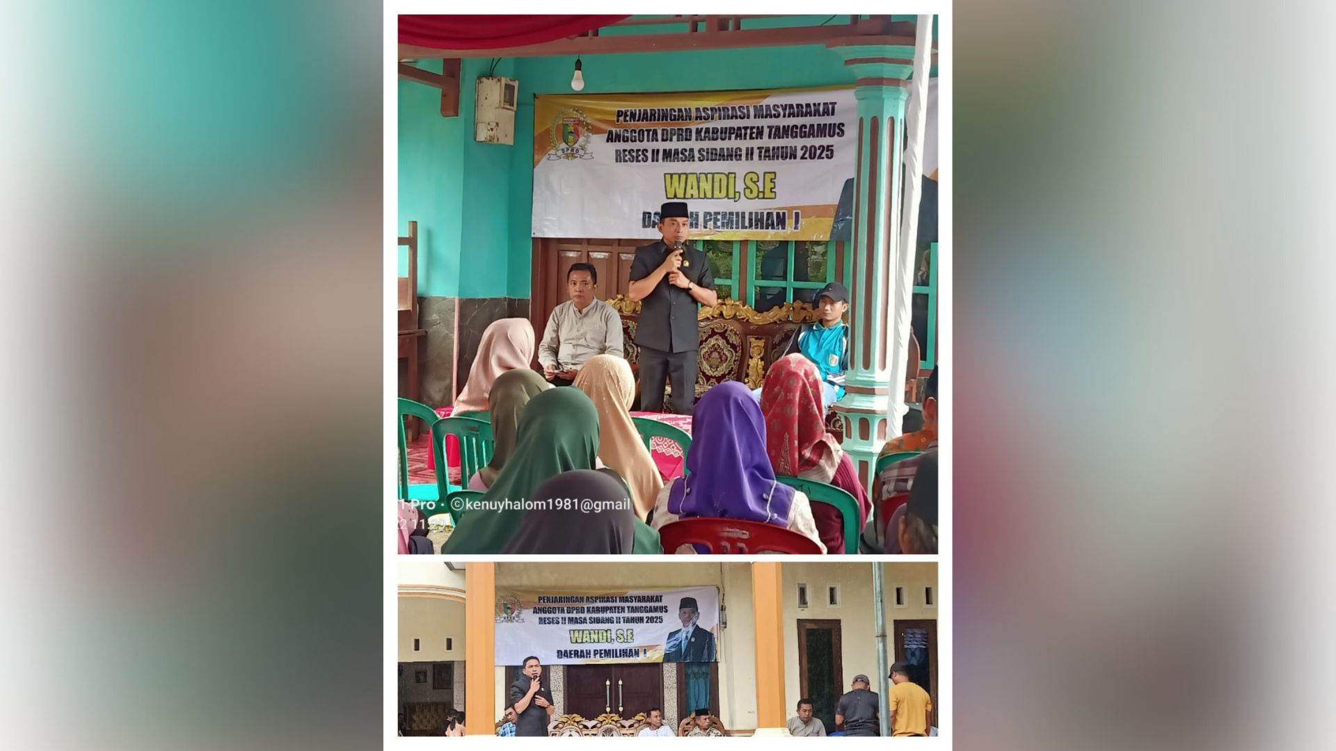 Wandi Gelar Reses II, Tampung Aspirasi Warga Dapil I Tanggamus