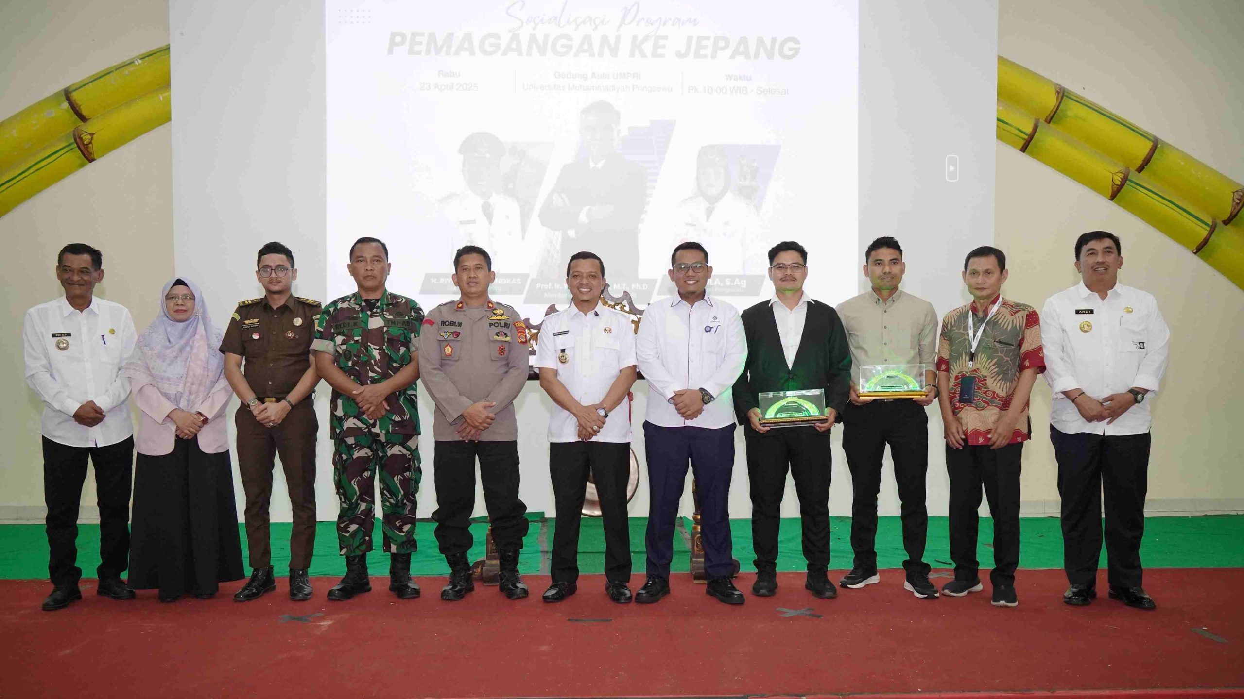Stafsus Menaker RI di Pringsewu: Saatnya Pemuda Indonesia Mendunia