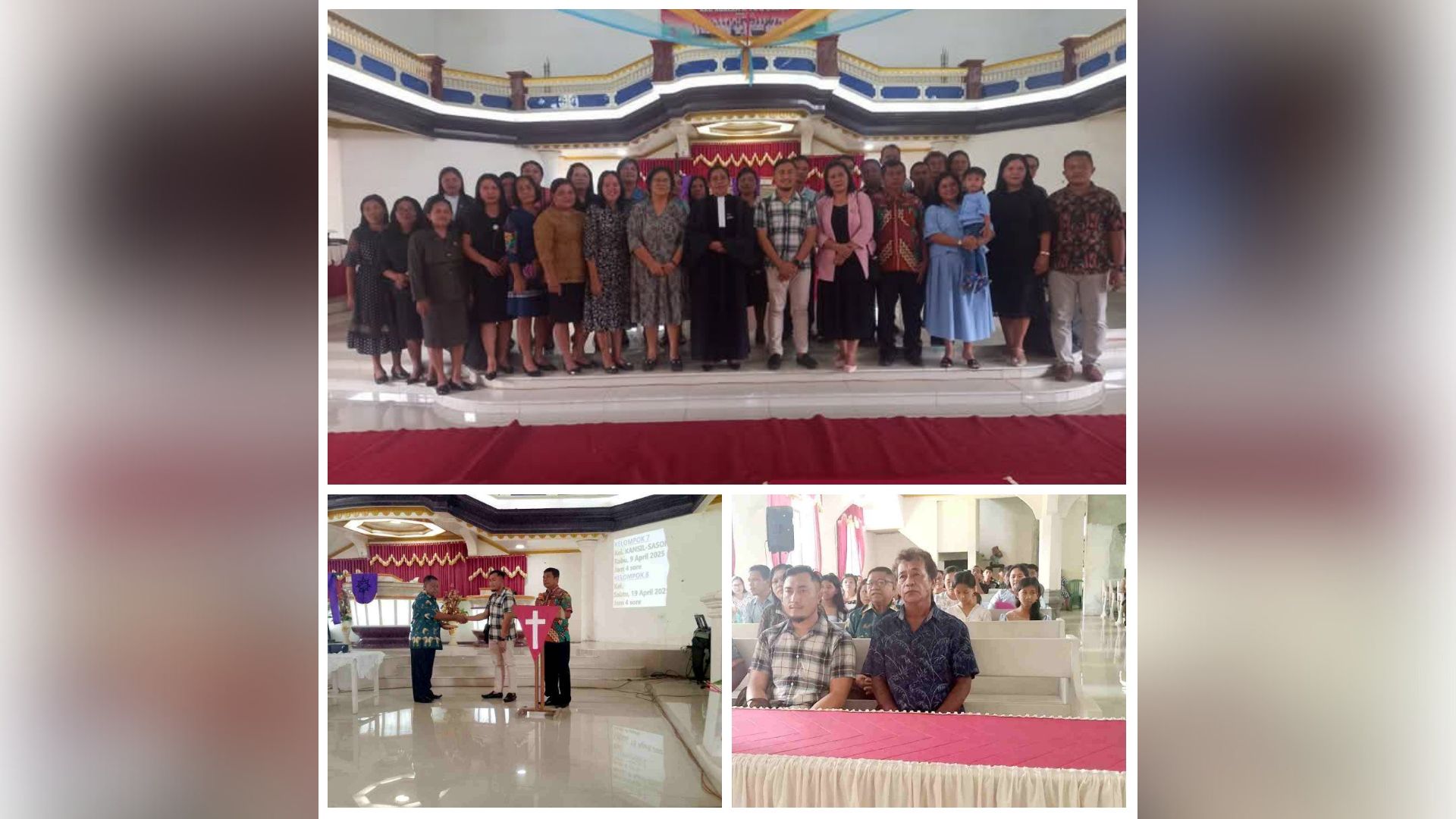 Haji Rifandy Berbagi Kasih, Bantu Pembangunan Gereja GMIST Mahanaim Pananaru