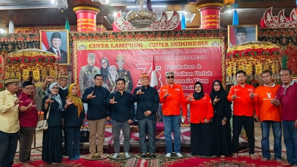 Dang Ike Edwin Ajak KoPI Bahas Budaya dan Sejarah Lampung di Lamban Gedung Kuning