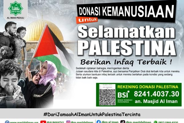 DKM Al Iman Bandar Lampung Kembali Gelar Donasi Kemanusiaan untuk Palestina