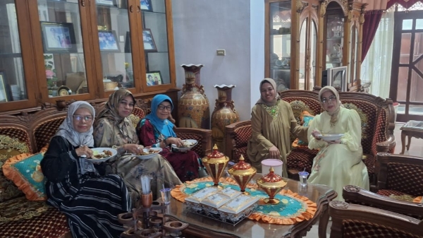 Nurhasanah Terima Silaturahmi Srikandi TP Sriwijaya Lampung di Hari Raya Idul Fitri
