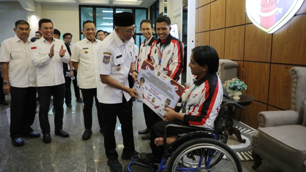 Bonus Rp150 Juta Bukti Perhatian Gubernur untuk Atlet Paralimpiade Lampung