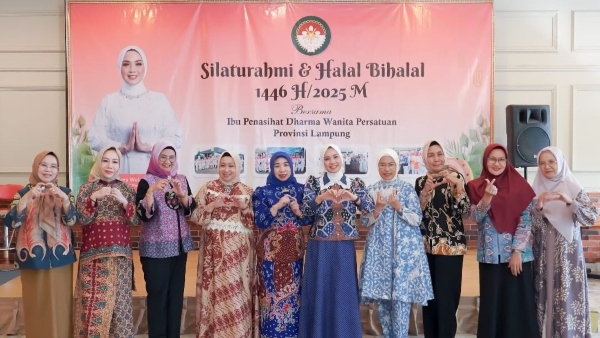 Halal Bihalal DWP Lampung: Sinergi Perempuan Kunci Lampung Emas 2045