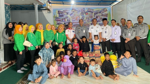 HBP ke-61, Lapas Narkotika Bandar Lampung Ulurkan Tangan ke Panti Asuhan Bussaina